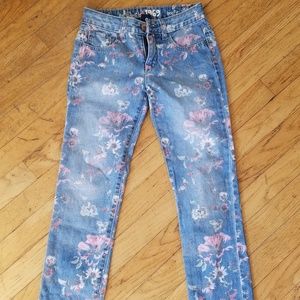 Gap Kids 1969 Boy Fit Floral Jeans Size 10